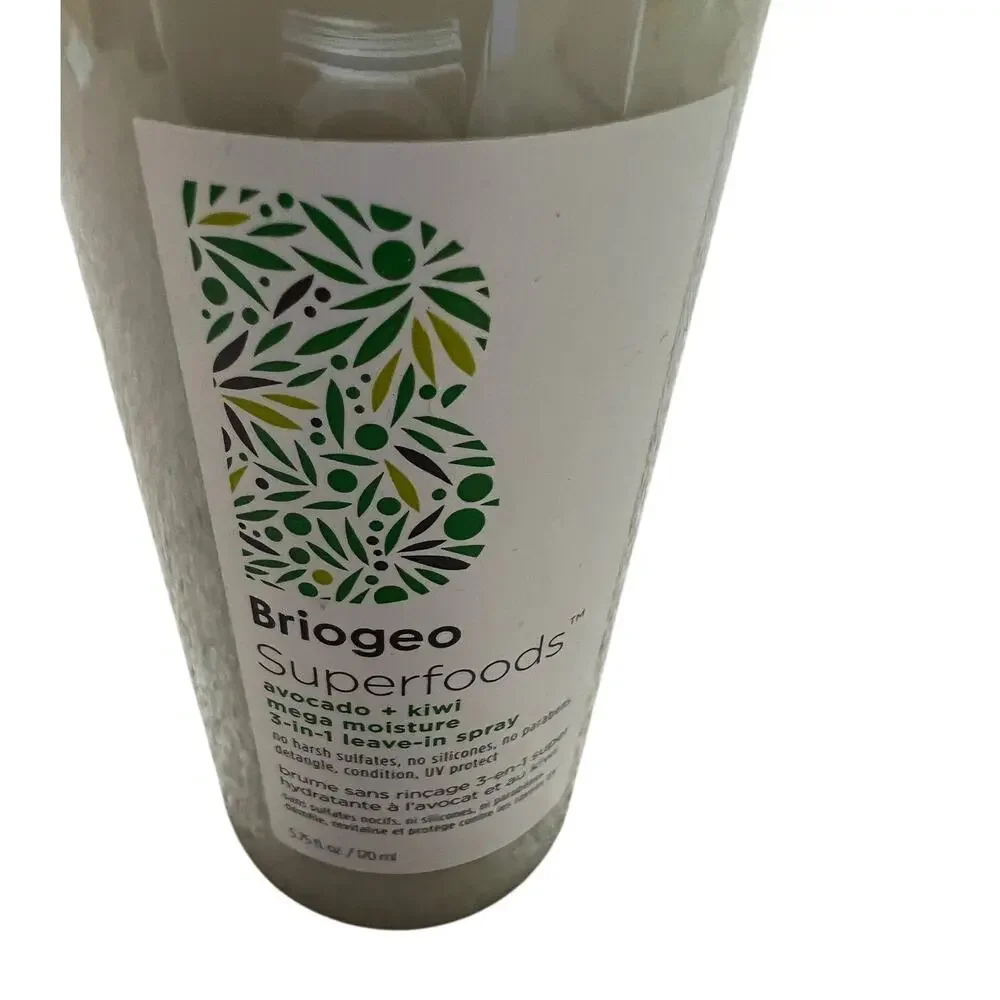 Briogeo Superfoods Avocado Kiwi Moisture Leave in Spray Full size 5.75 oz New